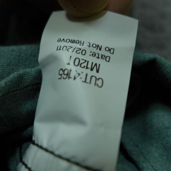 Tyndale Men's FRMC Rustic FR Button Down Work Shirt Men's Size 2XL Green Shirt - Picture 6 of 11